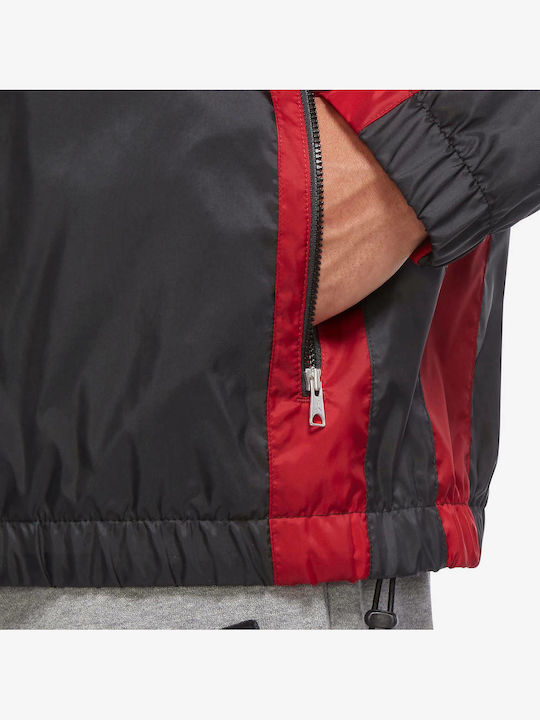 Winter Jacke Winddicht Schwarz