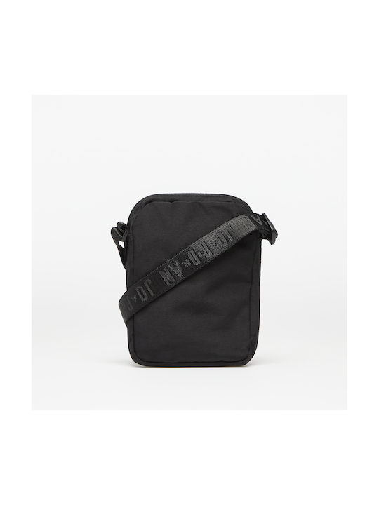 Jordan Shoulder / Crossbody Bag Airborne Festival with Zipper & Internal Compartments Black 13.5x2x18cm