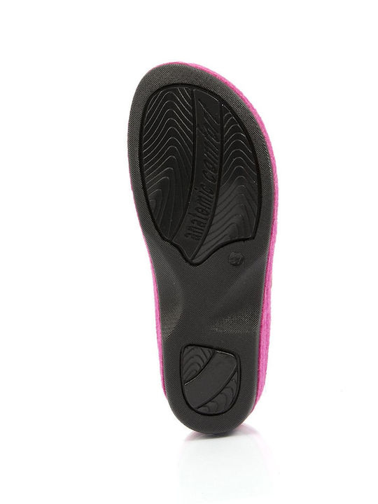 Anatomice Din Piele Papuci de Damă Fuchsia
