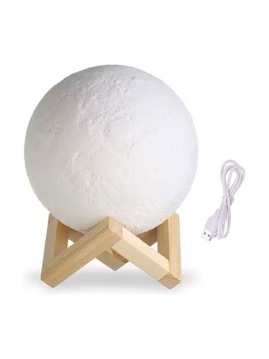 Decorative Lamp Moon Light LED White