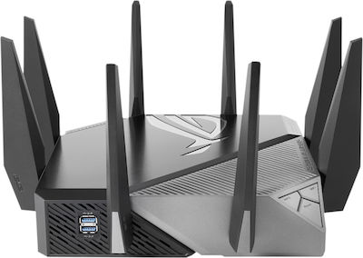 Asus ROG Rapture GT-AXE11000 Ασύρματο Router Wi‑Fi 6 με 4 Θύρες Gigabit Ethernet
