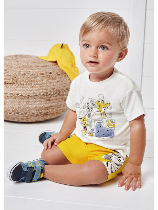 Mayoral Kinder Badeanzug Badeshorts mit Hut Gelb
