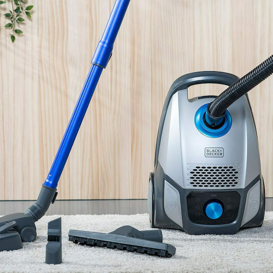 Black & Decker BXVMB700E Прахосмукачка 700W С торба 4лт Сив