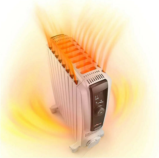 De'Longhi TRDX4 1025E 1001068144 Oil Filled Radiator with 10 Fins 2500W