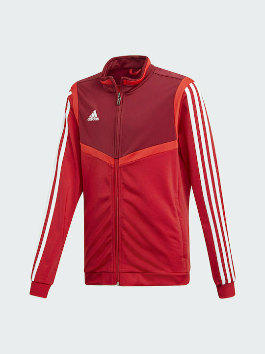 Athletic Kids Cardigan Red Tiro 19 Presentation
