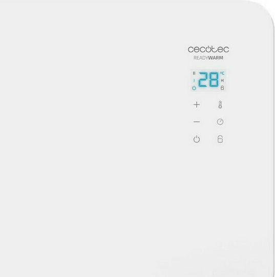 Cecotec Ready Warm 6750 Crystal Connection Θερμοπομπός Δαπέδου 2000W με Ηλεκτρονικό Θερμοστάτη και WiFi 92x43cm