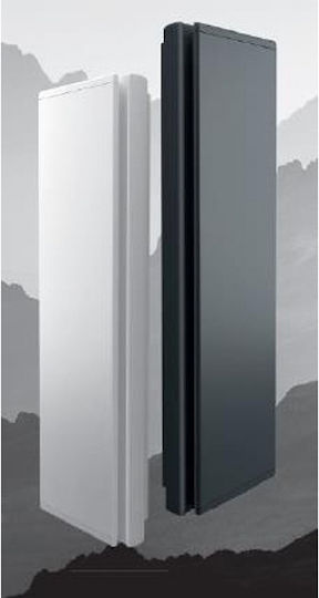Radialight Icon 10 Konvektorheizung Wand 1000W mit elektronischem Thermostat 45x110cm Gray