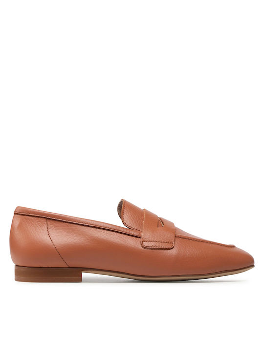 Gino Rossi Lords Γυναικεία Loafers σε Καφέ Χρώμα