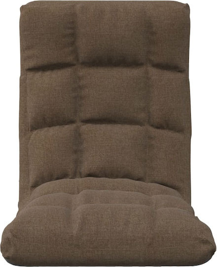 Multifunctional Bean Bag Chair Waterproof Brown 50x64x58cm