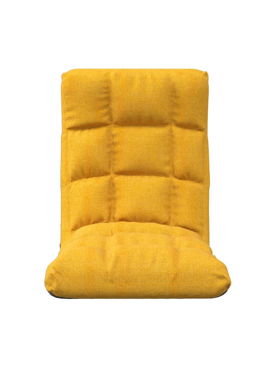 Multifunctional Bean Bag Chair Waterproof Mustard 50x64x58cm
