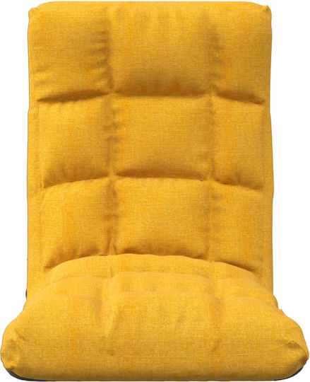 Multifunctional Bean Bag Chair Waterproof Mustard 50x64x58cm