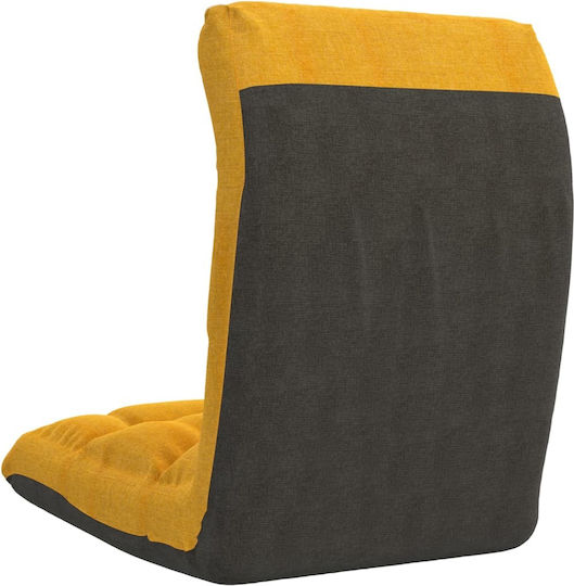 Multifunctional Bean Bag Chair Waterproof Mustard 50x64x58cm