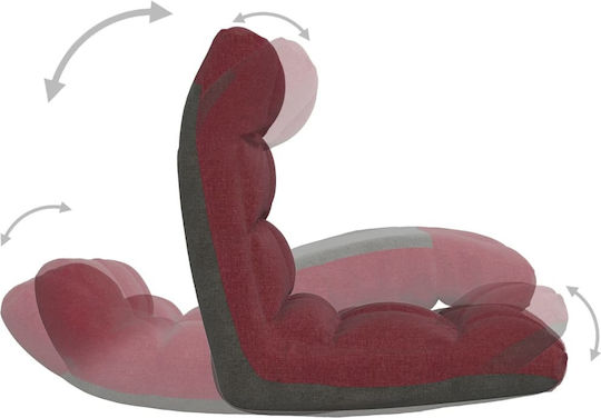 Vielseitiger Sitzsack Sessel Wasserdicht Burgundisch 50x64x58cm