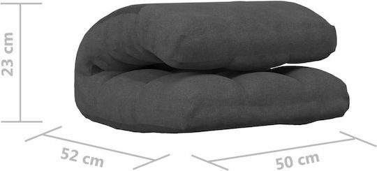 Vielseitiger Sitzsack Pouf Wasserdicht Dunkelgrau 50x54x58cm