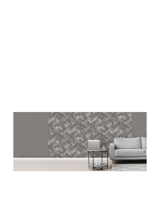 Wallpaper Onyx Vinyl Grey L1005xW53cm