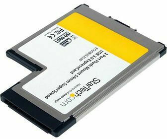 StarTech ExpressCard σε USB 3.0 2 Port USB 3.0 with UASP54mm for Laptop