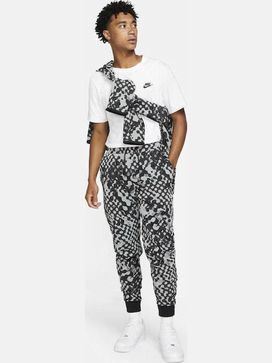 Sportswear Jogginghose mit Gummizug Black / White