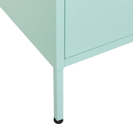 Metal Office Cabinet Mint 80x35x101.5cm