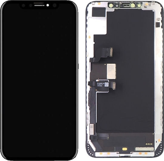 Екран със Сензорен Механизъм за iPhone X (Черен)