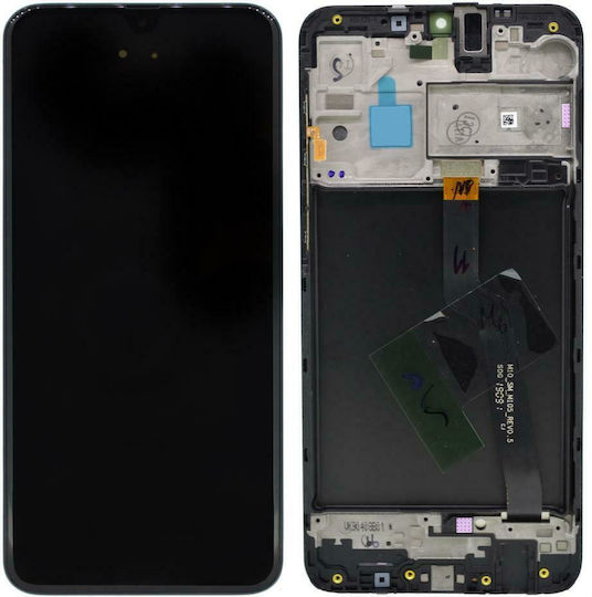 Samsung Οθόνη με Μηχανισμό Αφής και Πλαίσιο για Galaxy A40 (Μαύρο)