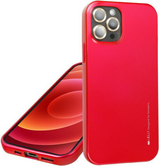 Mercury i-Jelly Back Cover Σιλικόνης Κόκκινο (iPhone 13 Pro Max)