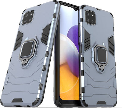 Hurtel Ring Armor Coperta din spate Plastic Albastru (Galaxy A22 5G)