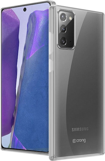 Crong Slim 0.8mm Back Cover Σιλικόνης 0.8mm Διάφανο (Galaxy Note 20)