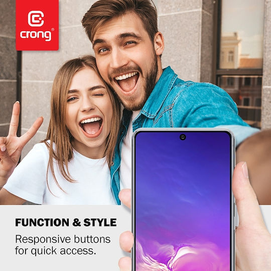 Crong Slim 0.8mm Back Cover Σιλικόνης 0.8mm Διάφανο (Galaxy Note 20)