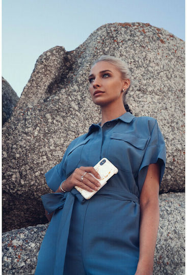 iDeal Of Sweden Smoke Marble Back Cover Πλαστικό Χρυσό (iPhone 12 / 12 Pro)