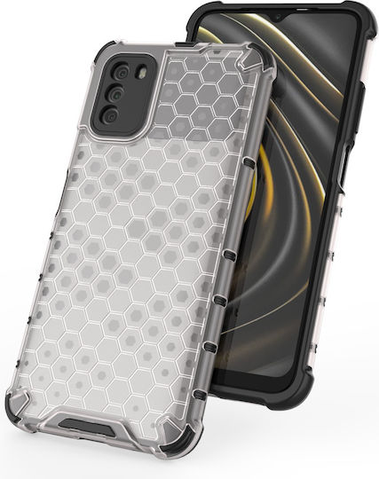 Hurtel Honeycomb Back Cover Σιλικόνης Διάφανο (Poco M3 / Redmi 9T)