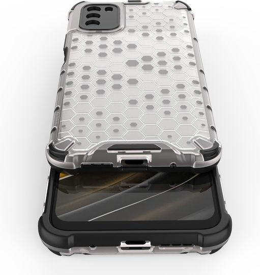 Hurtel Honeycomb Back Cover Σιλικόνης Διάφανο (Poco M3 / Redmi 9T)