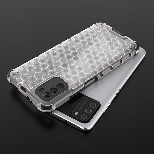 Hurtel Honeycomb Back Cover Σιλικόνης Διάφανο (Poco M3 / Redmi 9T)