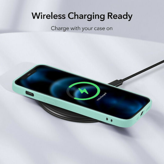 ESR Cloud Back Cover Silicone Green (iPhone 12 / 12 Pro)
