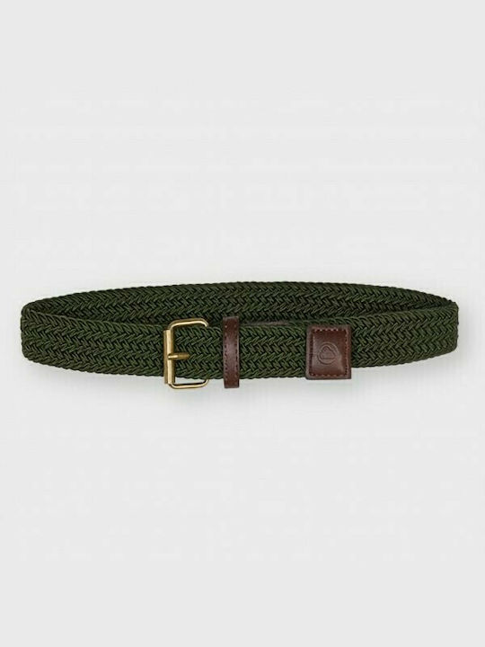 Mayoral Kids Fabric Belt Green