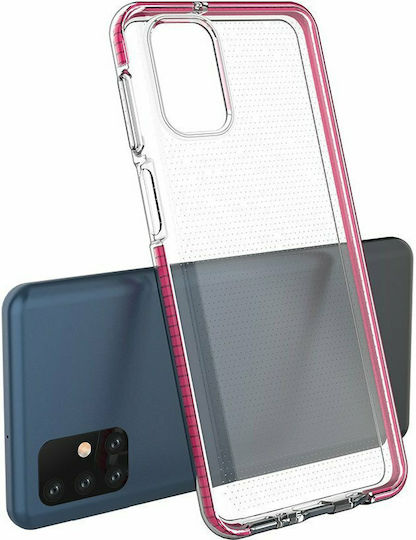 Hurtel Spring Back Cover Σιλικόνης 1mm Φούξια (Galaxy M31s)