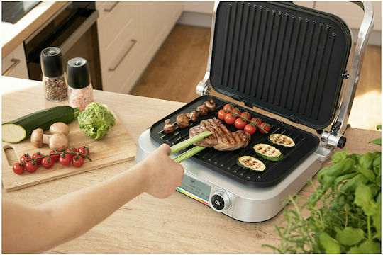 Sencor Сандвич тостер грил с подвижни плочи 2100W Inox