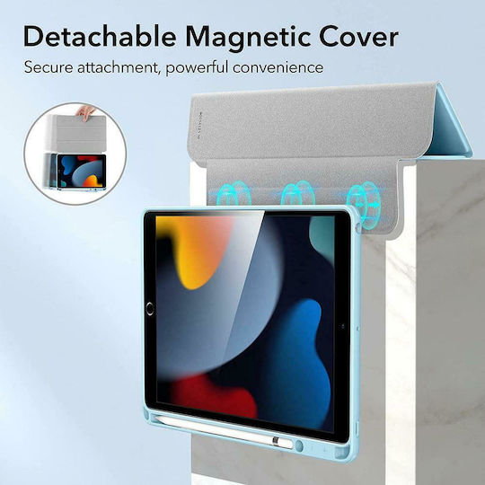 ESR Rebound Hybrid Flip Cover Frosted Blue (iPad 2019/2020/2021 10.2'')