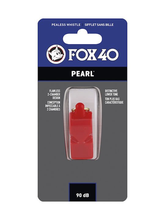 Fox40 Pearl Σφυρίχτρα Προπονητών / Διαιτητών Κόκκινη