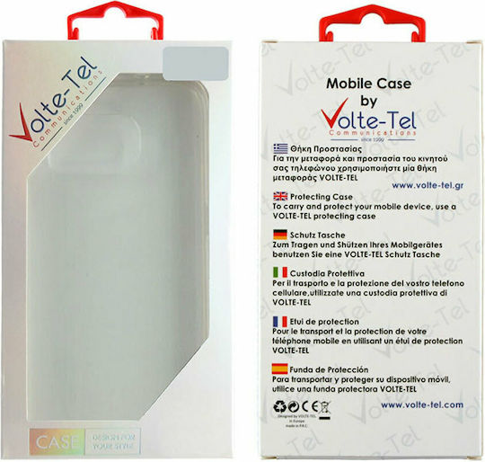 Volte-Tel Slimcolor Air Umschlag Rückseite Silikon Transparent (Motorola E7 Leistung)