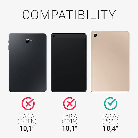 KWmobile Crystal Back Cover Blue / Transparent (Galaxy Tab A7 2020/2022) 53381.04