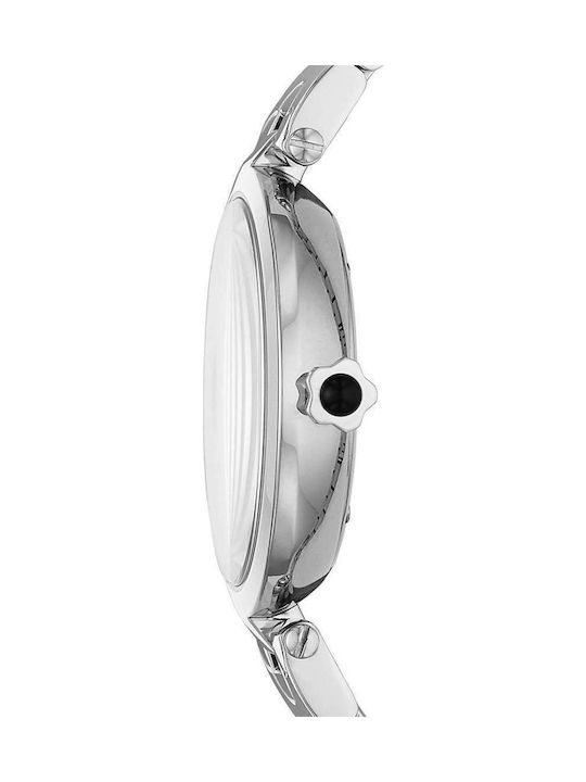 Emporio Armani Arianna Womens Watch 32mm Battery With Silver Steel Bracelet