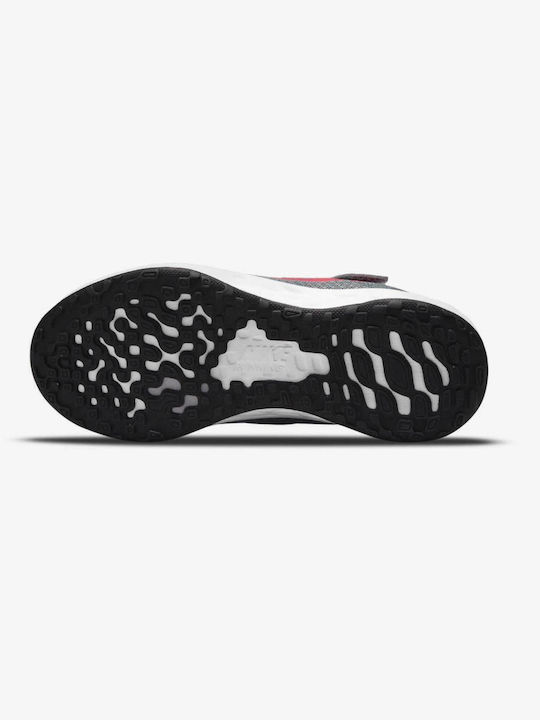 Revolution Kids Sports Shoes Running with Hoop & Loop Closure Grey