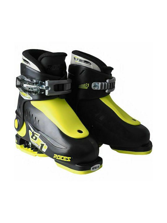 Roces Idea Up Kinder Skischuhe Black/LIme