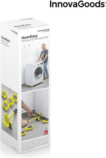 InnovaGoods Sistem de Transport pentru Mobilă pentru o Încărcătură cu Greutate de până la 150kg în Culorea Galben