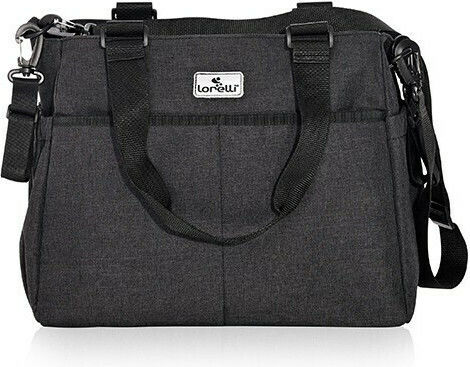 Lorelli Shoulder/Hand Diaper Bag Maya Black 57x14x38cm.