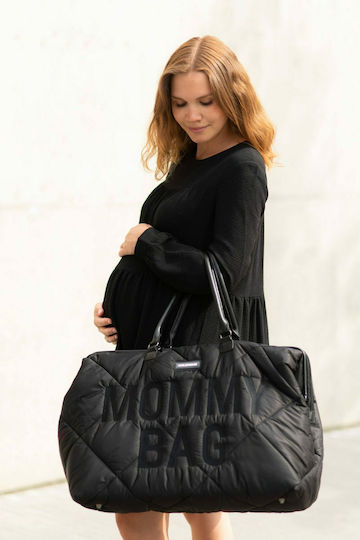 Childhome Shoulder/Hand Diaper Bag Mommy BR75833 Black 55x30x40cm.