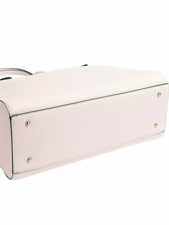 Downtown Chic Turnlock HWVG8385230 Γυναικεία Τσάντα Shopper 'Ωμου Ροζ