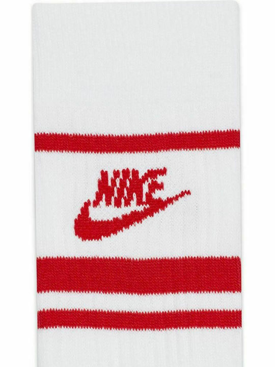 Nike Everyday Essential Αθλητικές Κάλτσες Λευκές 3 Ζεύγη