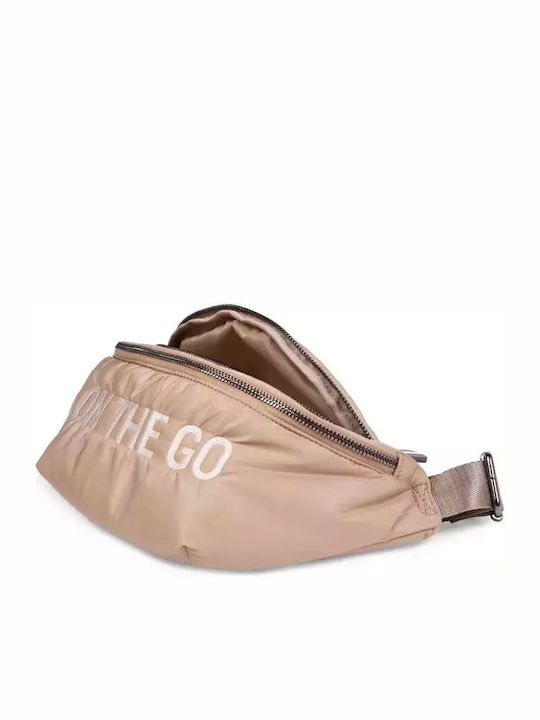 On The Go Γυναικείο Τσαντάκι Μέσης Μπεζ