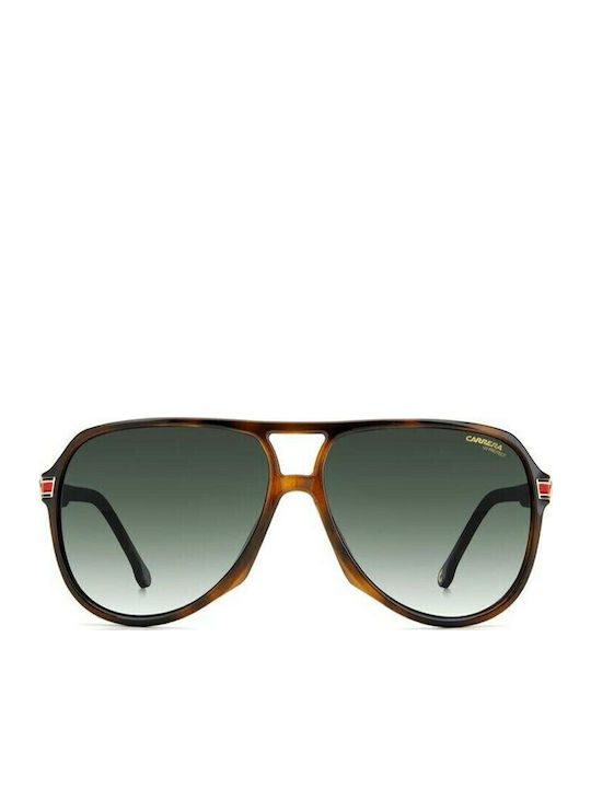 Carrera Unisex Sunglasses With Brown Tartaruga Horn-Rimmed Frame And Grey Gradient Lens 1045/S 0869K